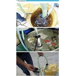 Pompa/Mini Pompa sommersa per travaso kerosene/liquidi/acqua/gasolio 12V