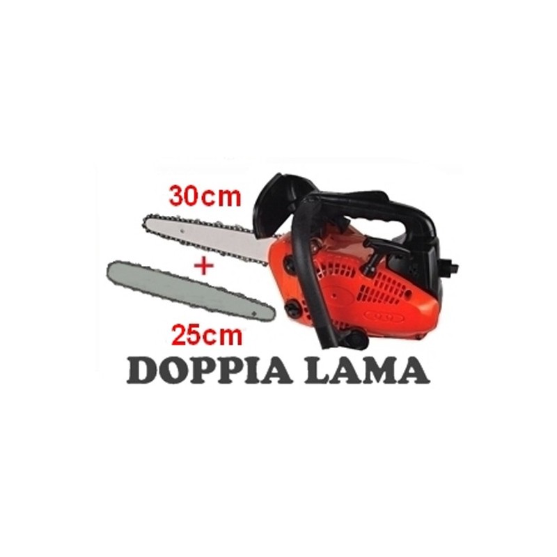 Motosega per potatura 25cc (25,4cc) lama CARVING 30cm + lama Mod. OREGON 25cm