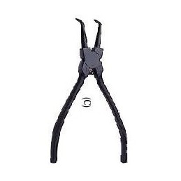 Pinza per anelli Seeger becchi curvi 150mm - Mod. C