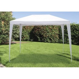 Gazebo pieghevole impermeabile in alluminio 3x2m Bianco - Mod. Mini Ignis
