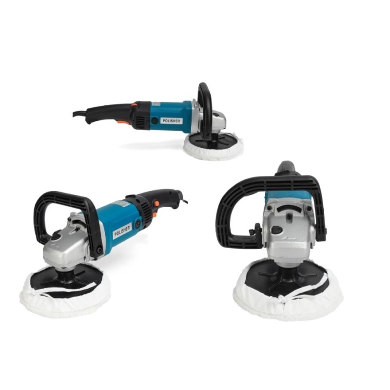 Smerigliatrice angolare/Flex/Levigatrice/Lucidatrice angolare per carrozziere 180mm 1200W multiaccessoriata