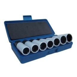 Bussole/Boccole a percussione in cromo molibdeno vinilicato serie 7 pezzi da 1/2"