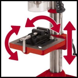 Trapano a colonna 630W mandrino 16mm 12  speed c/protezione mandrino Einhell - TC-BD 630