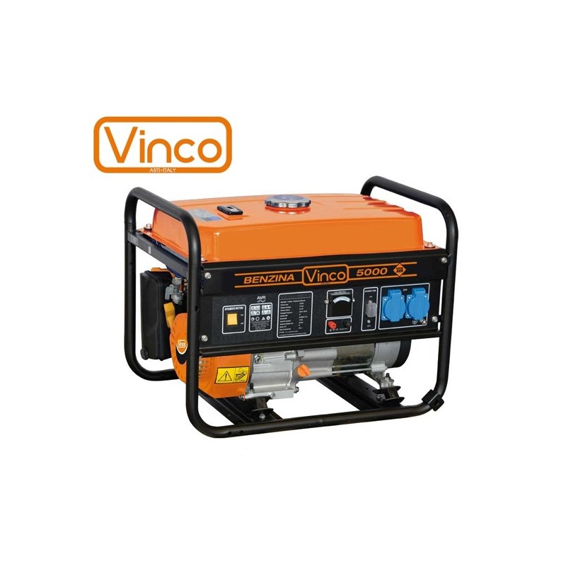 Gruppo elettrogeno/Generatore di corrente con scheda AVR 4000W - 220V Vinco - 60123