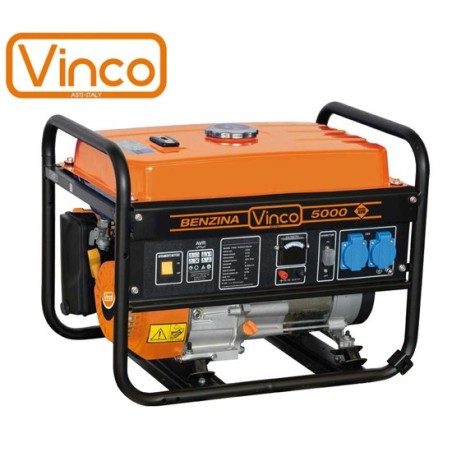 Gruppo elettrogeno/Generatore di corrente con scheda AVR 4000W - 220V Vinco - 60123