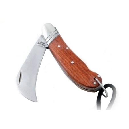Coltello/Coltellino/Roncola a serramanico tascabile per innesto con lama a punta
