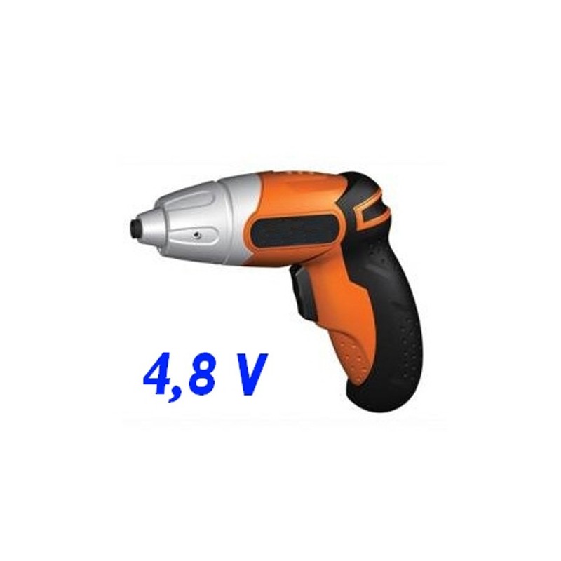 Avvitatore/Cacciavite a batteria 4,8V completo di inserti