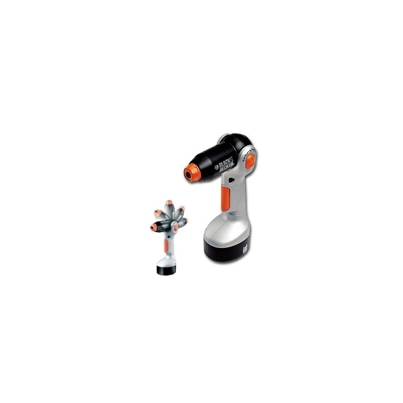 Avvitatore/Cacciavite a batteria 9,6V snodabile Black&Decker - ESPRIT HP 9096
