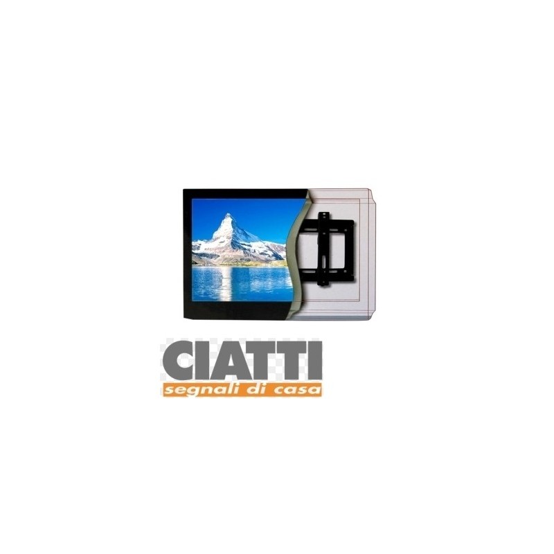Supporto/Staffa/Braccio da parete per Tv LCD/Plasma 20" - 32'' Silver Ciatti - LC FS32