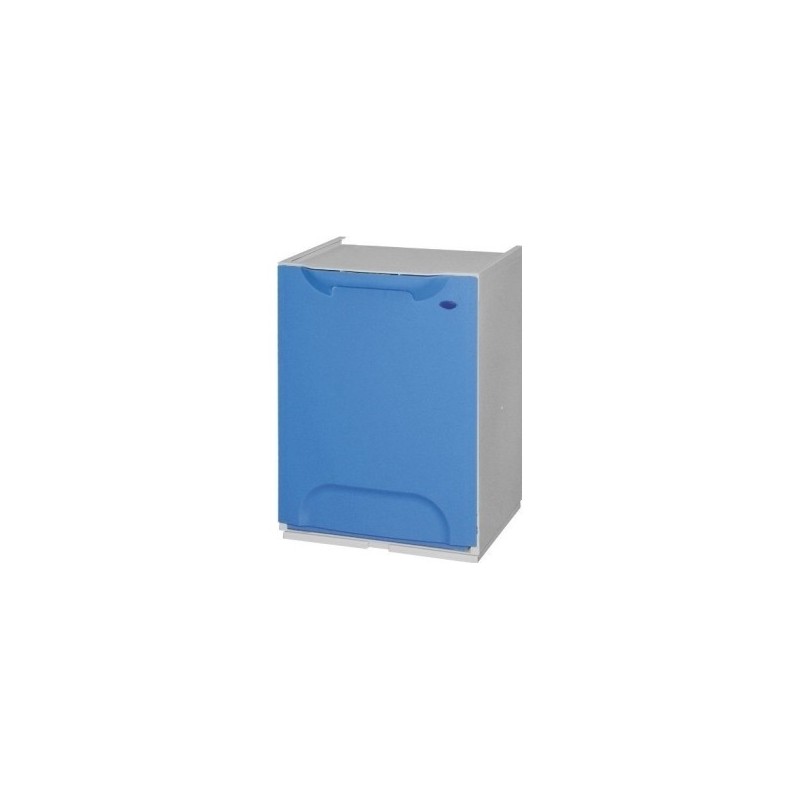 Pattumiera/Cassonetto modulo componibile per Raccolta Differenziata Ecologico Color - Blu