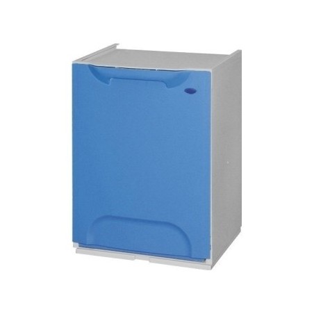 Pattumiera/Cassonetto modulo componibile per Raccolta Differenziata Ecologico Color - Blu