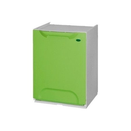 Pattumiera/Cassonetto modulo componibile per Raccolta Differenziata Ecologico Color - Verde