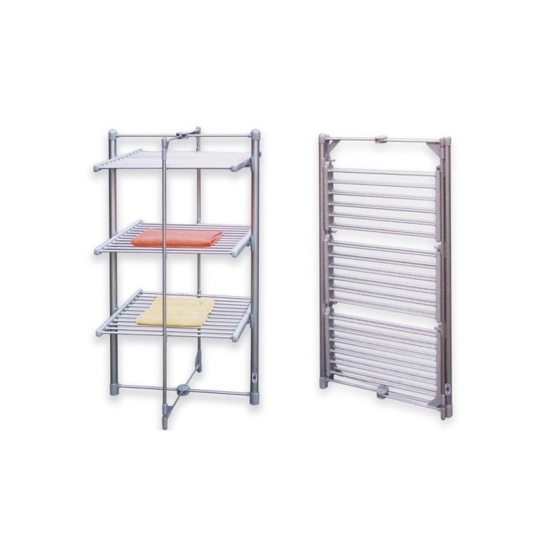 Scalda biancheria/Asciuga biancheria/Stendino/Stenditore elettrico a torre in alluminio pieghevole  300W AeK - AK-S1100