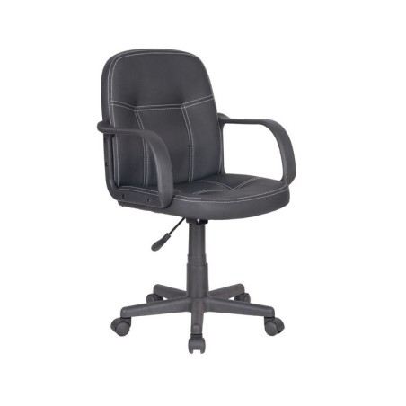 Sedia/Poltrona da ufficio/scrivania con braccioli - Mod. Komoda NERO/NERA