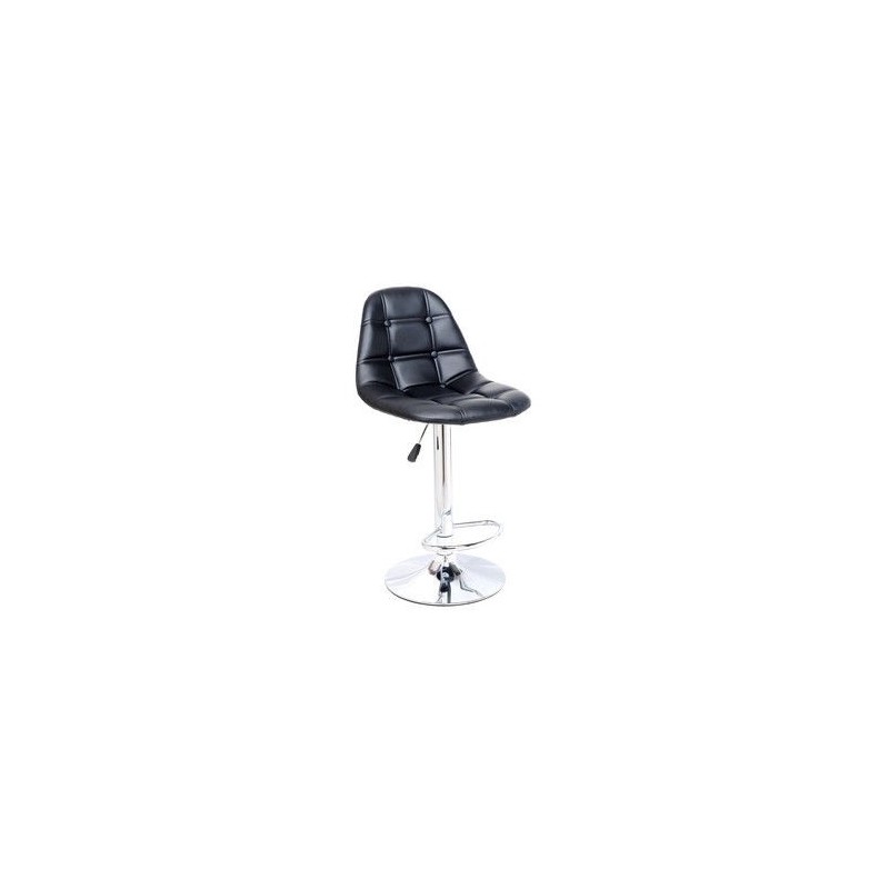 Sgabello/Sedia/Sedila da bar/bancone/uffcio con pistone - Mod. Cloud Nero