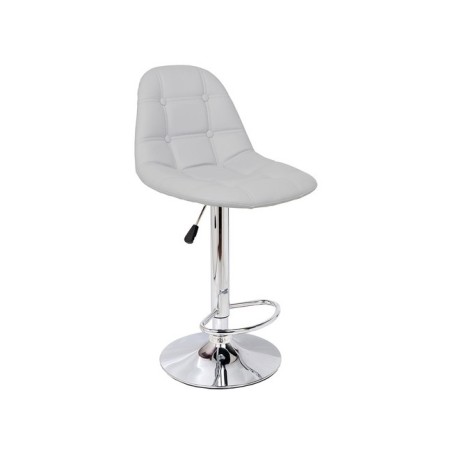Sgabello/Sedia/Sedila da bar/bancone/uffcio con pistone - Mod. Cloud Grigio Perla