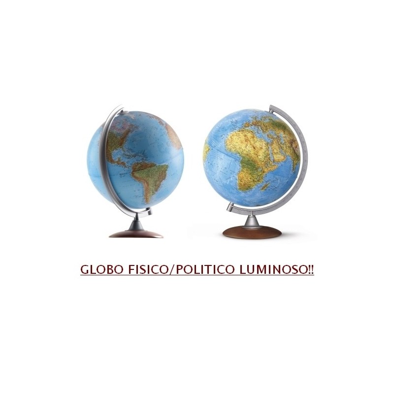 Mappamondo/Globo luminoso fisico e politico  De Agostini - Classic