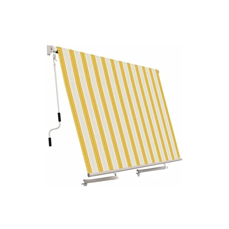 Tenda da Sole a Caduta con Mantovana 300x250 cm Bracci Regolabili Tessuto Impermeabile Esterno
