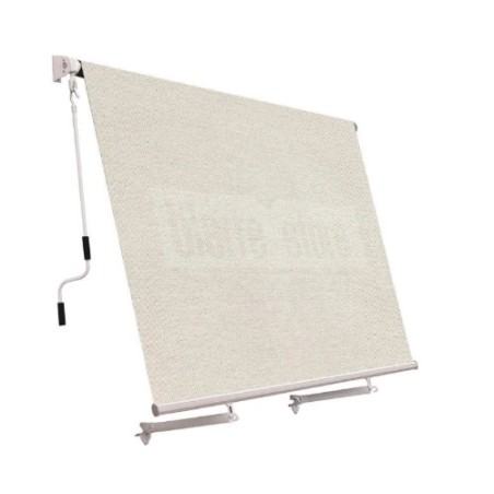 Tenda da Sole a Caduta con Mantovana 300x250 cm Bracci Regolabili Tessuto Impermeabile Esterno