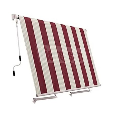 Tenda da Sole a Caduta con Mantovana 300x250 cm Bracci Regolabili Tessuto Impermeabile Esterno
