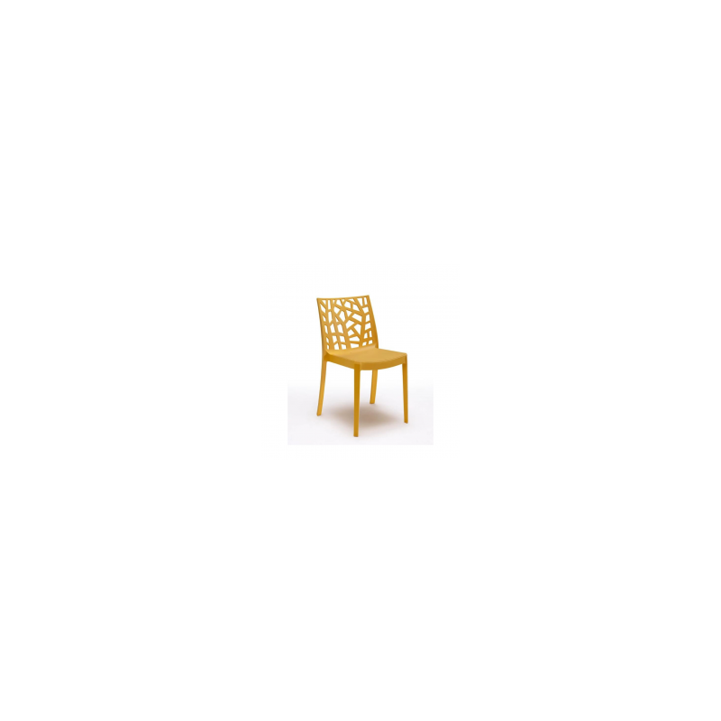 Sedia/Sgabello Mod. Matrix Senape