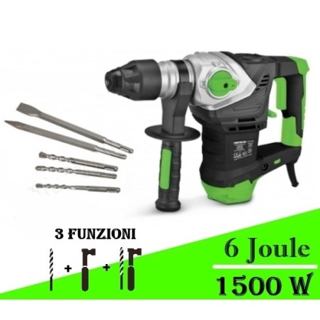 Trapano martello demolitore/Tassellatore 32mm 1500W Elem Constructor - CRH1502-32AVBM