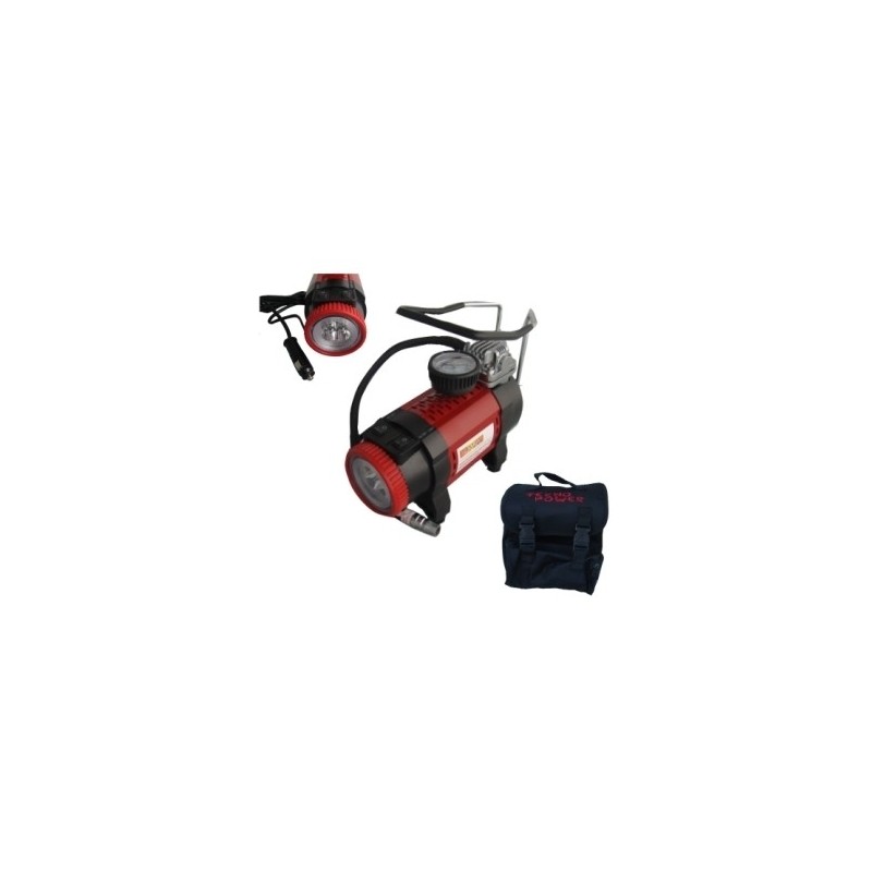 Mini compressore professionale 12V portatile con luce 4 LED