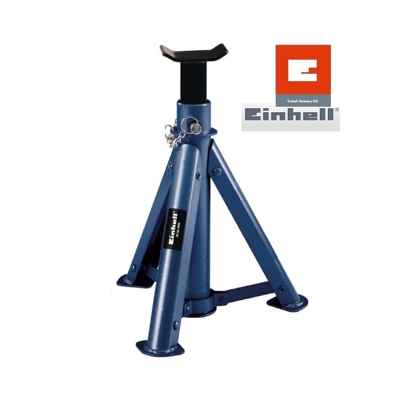 Cavalletto/Jack stand professionale pieghevole per auto/autoveicoli 3T/3000Kg Einhell - BT-AS 3000