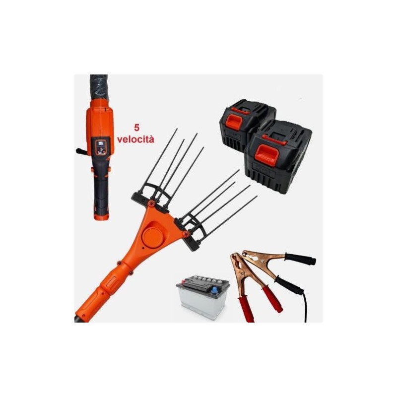 Motoabbacchiatore / Abbacchiatore / Scuotitore olive / Scuotiolive / Scuoti olive  doppia funzione a Batteria / Elettrico