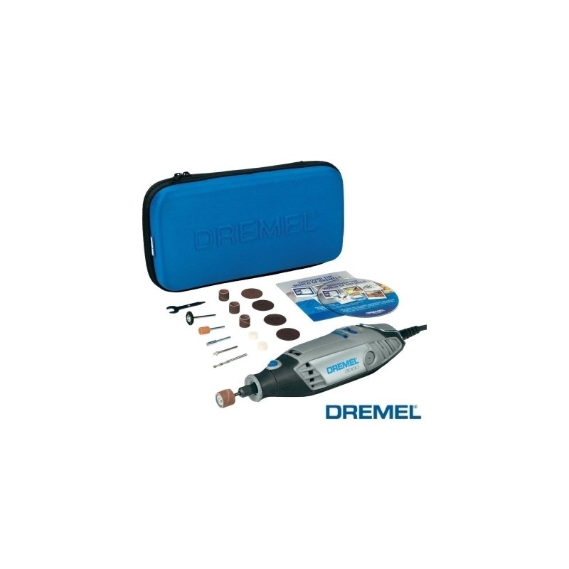 Miniutensile rotativo/Minitrapano 130W con 15 accessori  Dremel - 3000-15